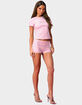 EDIKTED Barbie&trade; Rhinestone Tee image number 4
