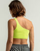 FULL TILT One Shoulder Lime Bralette image number 3