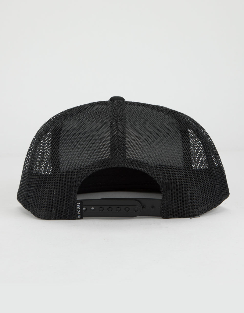 RIP CURL Routine Black & Gray Mens Trucker Hat image number 1