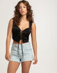 LEVI'S 501 High Rise Womens Denim Shorts - Ojai Lake image number 6