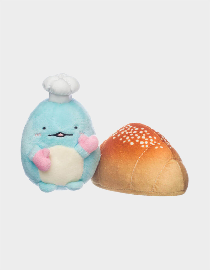 SUMIKKO GURASHI San-X Original Tokage with Bread Plush Toy image number 0