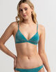 FULL TILT Textured Sprakle Fixed Triangle Bikini Top image number 4