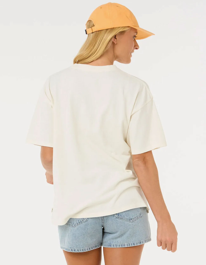 RIP CURL San Carlos Womens Heritage Tee image number 3