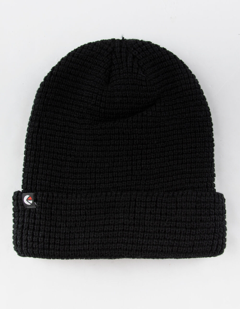 ETHIKA Thermal Knit Black Beanie image number 0