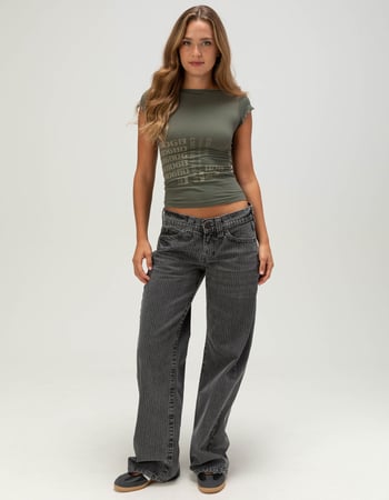 BDG Urban Outfitters Seamless Grunge Womens Baby Tee Alternative Image