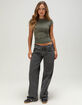 BDG Urban Outfitters Seamless Grunge Womens Baby Tee image number 2