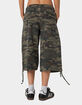 EDIKTED Camo Cargo Bermuda Shorts image number 5