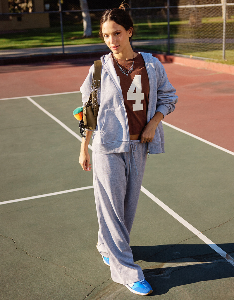 TILLYS Womens Wide Leg Sweatpants image number 6