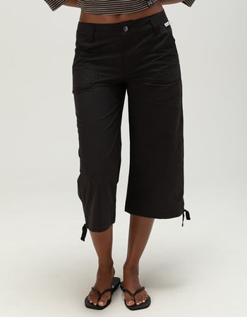 RUSTY Cameron Womens Low Rise Relaxed Capri Pants Alternative Image