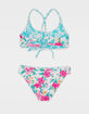 FEATHER 4 ARROW Paradise Cove Girls Reversible Bralette Bikini Set image number 3