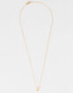 18K Gold Dipped Initial J Necklace image number 1