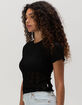 BRIXTON Sheer Knit Womens Top image number 3