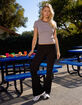 TILLYS Fold Over Flare Womens Pants image number 1
