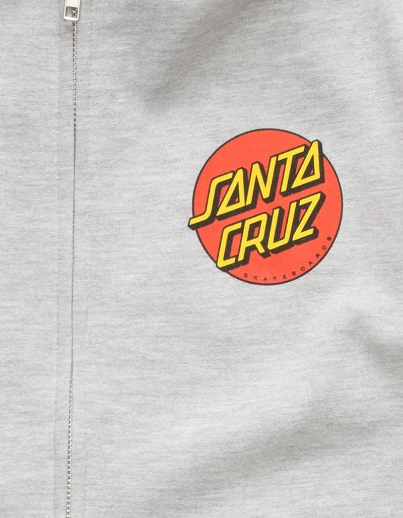 SANTA CRUZ Classic Dot Boys Zip Hoodie image number 3