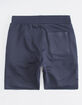 CHAMPION Cutoff Navy Mens Sweat Shorts image number 2