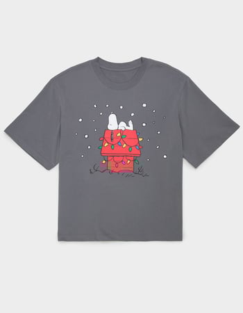 RSQ x Peanuts Snoopy's Doghouse Mens Boxy Tee Alternative Image