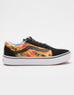 VANS Flame Camo ComfyCush Old Skool Junior Shoes image number 2
