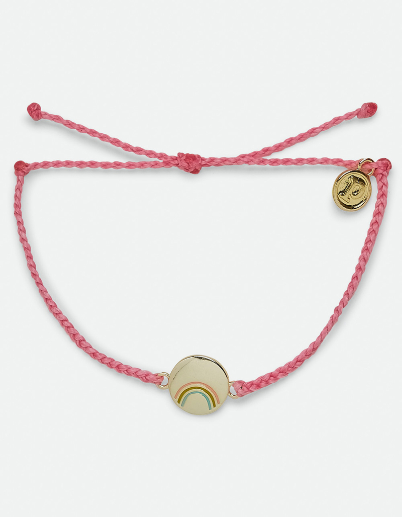PURA VIDA Be A Rainbow Gold Bracelet image number 0