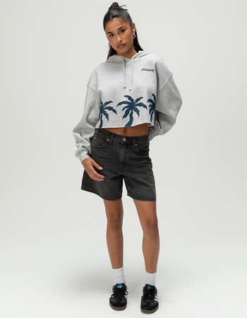 BILLABONG Triple Palms Womens Crop Hoodie Alternative Image