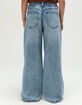 RSQ Womens Low Rise Elastic Waistband Extreme Baggy Jeans image number 4