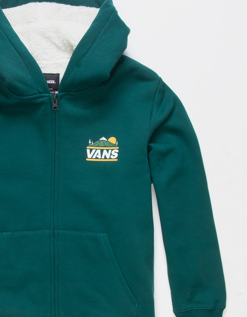 VANS Snowy Peak Boys Zip-Up Hoodie image number 1