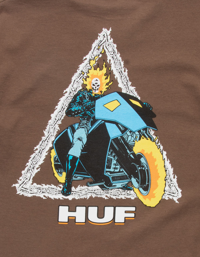 HUF x Marvel Ghost Rider Triple Triangle Mens Tee image number 2