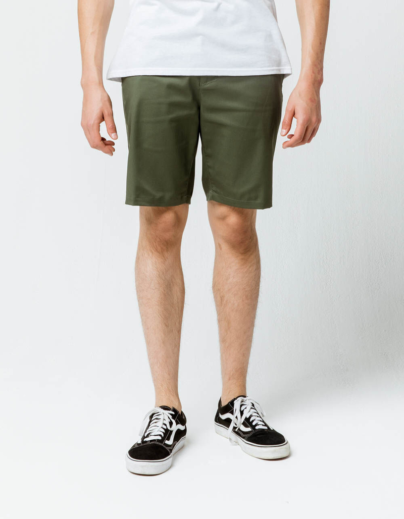 BLUE CROWN Slim Sage Mens Chino Shorts image number 2