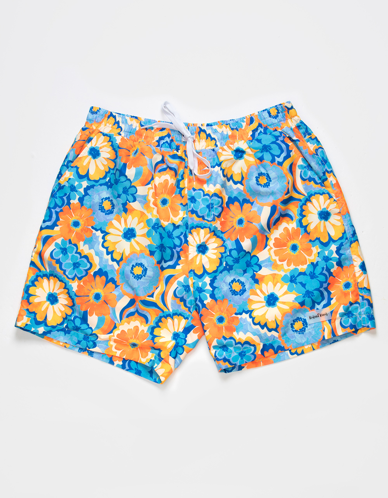 KULANI KINIS Havana Heat Mens 5'' Swim Trunks - ORANGE - M | Tillys