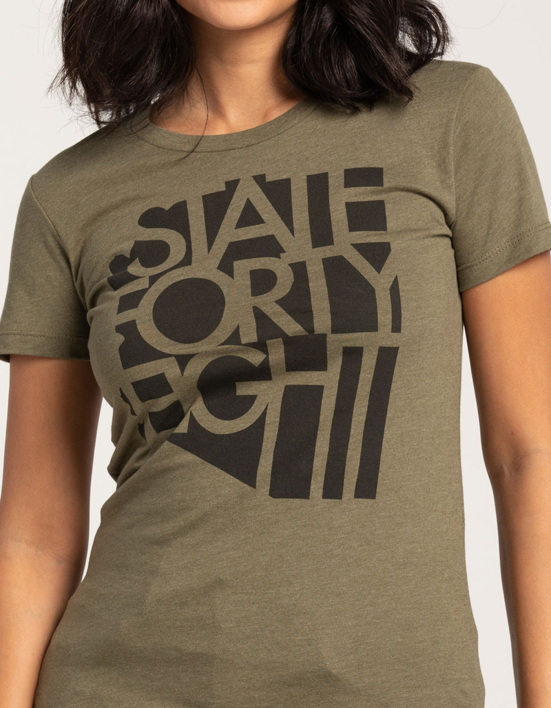 STATE FORTY EIGHT Classic Crew Neck Womens Tee image number 1