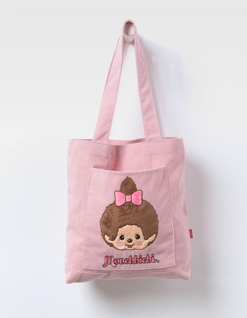 MONCHHICHI Corduroy Tote Bag image number 0