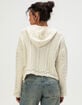 BDG Urban Outfitters Crochet Womens Zip-Up Hoodie image number 4