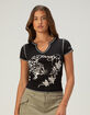 ED HARDY Leopard Womens Tee image number 1
