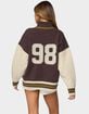 EDIKTED 98 Varsity Zip Up Sweater image number 3