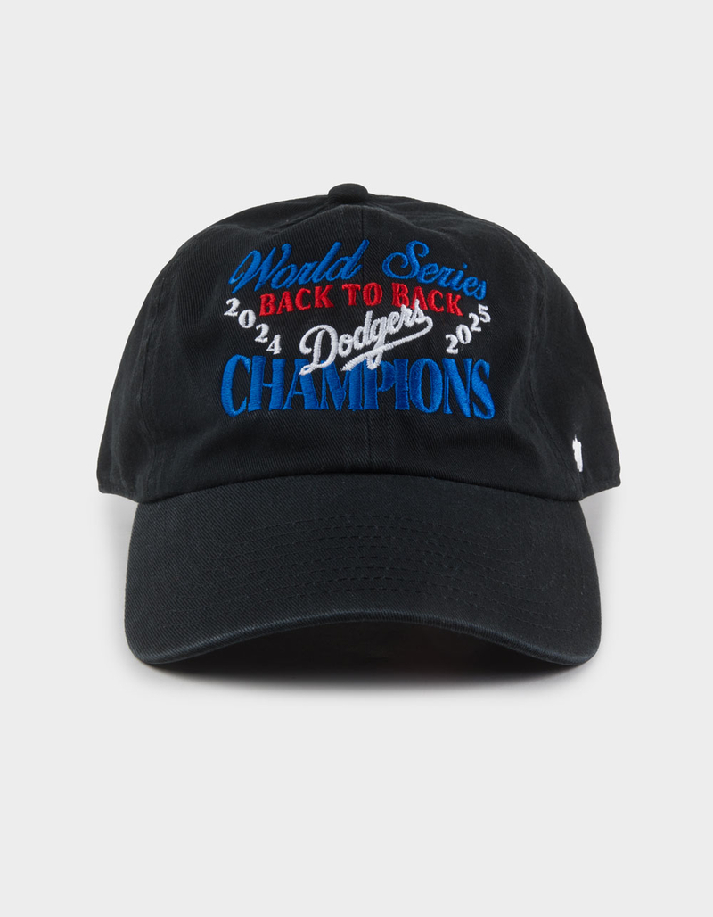 47 BRAND Los Angeles Dodgers Back To Back Champions '47 Hitch Strapback Hat image number 1