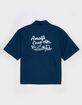 RSQ Mens Graphic Crop Button Up Shirt image number 1