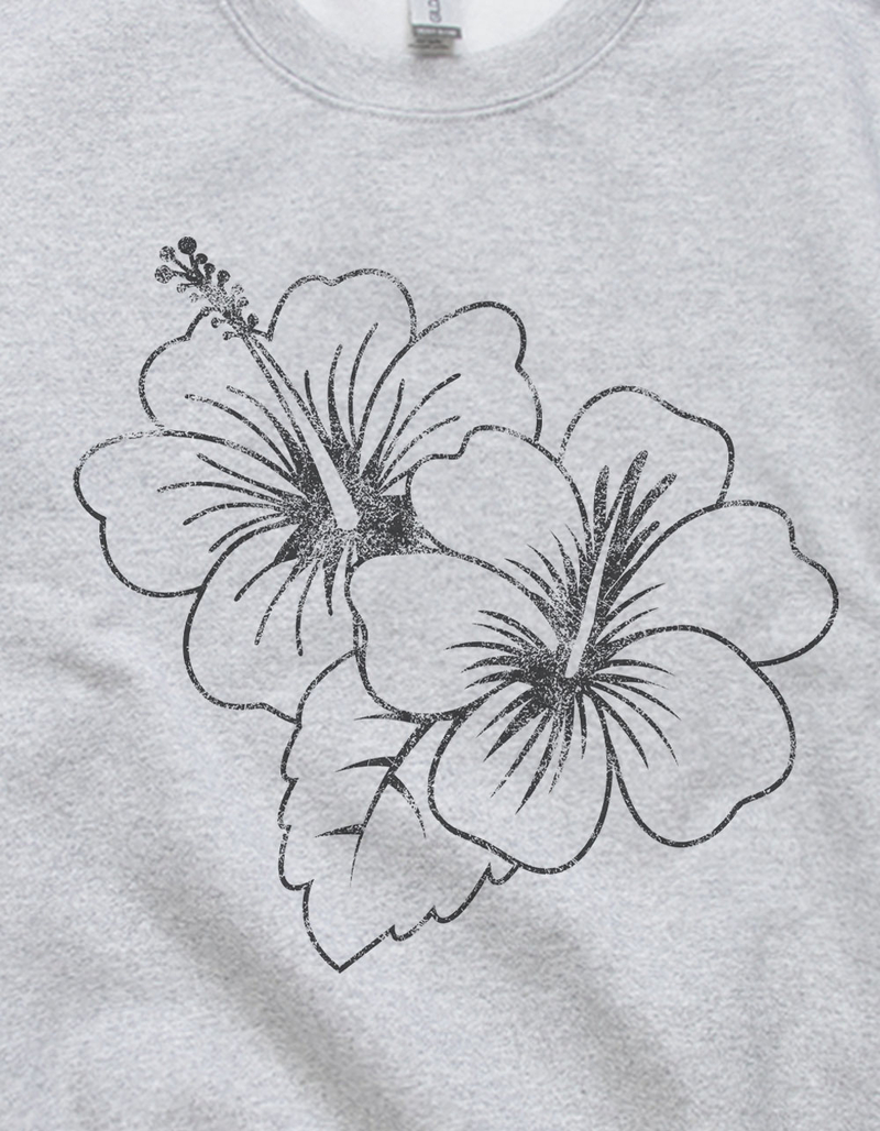 HIBISCUS Duo Outline Unisex Crewneck Sweatshirt image number 1