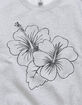HIBISCUS Duo Outline Unisex Crewneck Sweatshirt image number 2