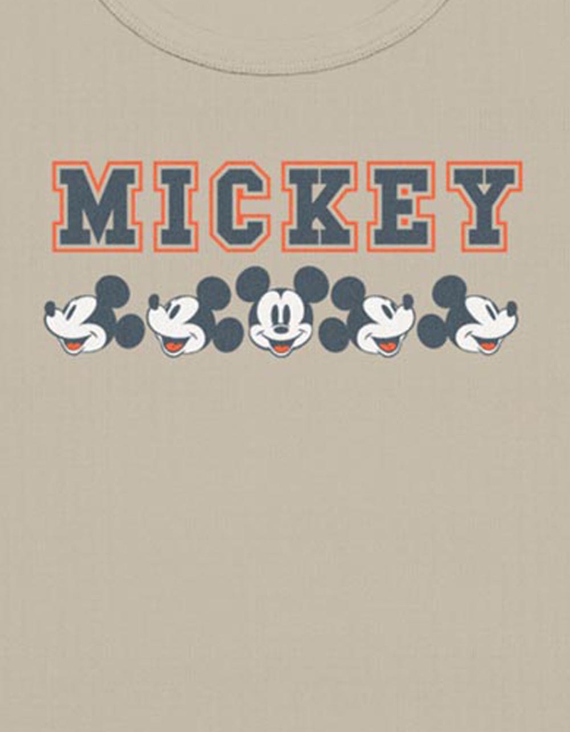 DISNEY Mickey Mouse Face Row Womens Baby Tee image number 1
