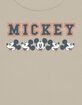 DISNEY Mickey Mouse Face Row Womens Baby Tee image number 2
