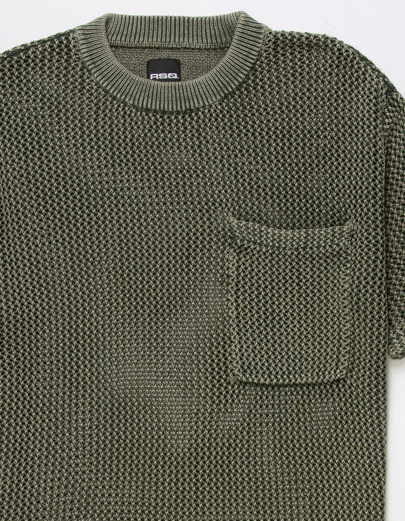 RSQ Mens Crochet Pocket Tee image number 2