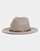 Circle Chain Womens Gray Fedora image number 2