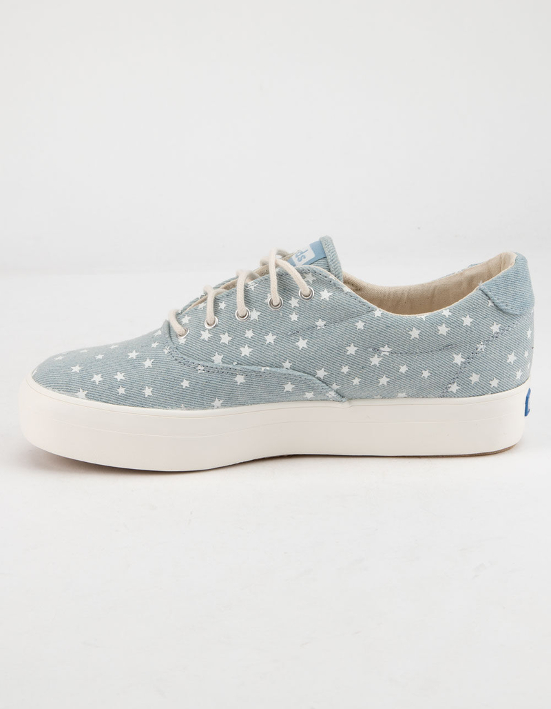 KEDS Rise Denim Star Light Blue Womens Shoes image number 3