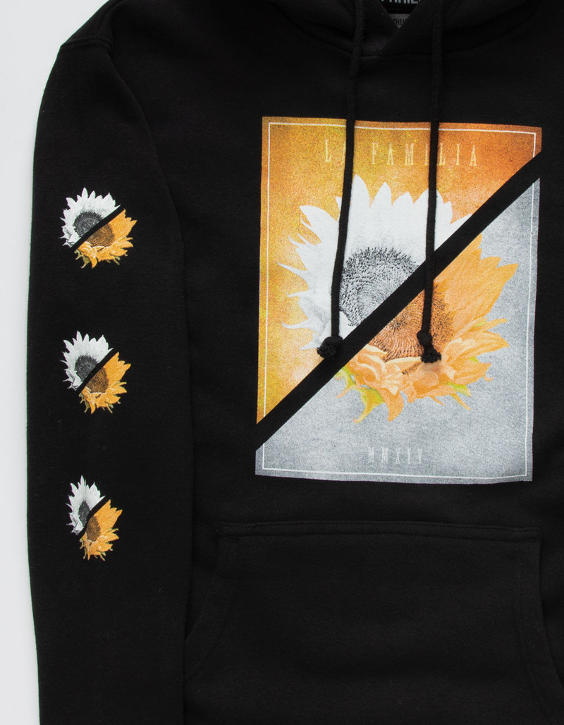 LA FAMILIA Split Sun Fleece Mens Hoodie image number 1