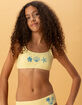 DAMSEL Girls Textured Embroidered Bralette Bikini Set image number 4