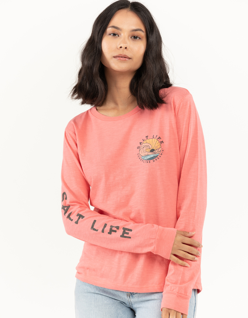 SALT LIFE Coastline Dreamin' Womens Oversized Tee image number 1