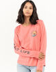 SALT LIFE Coastline Dreamin' Womens Oversized Tee image number 2