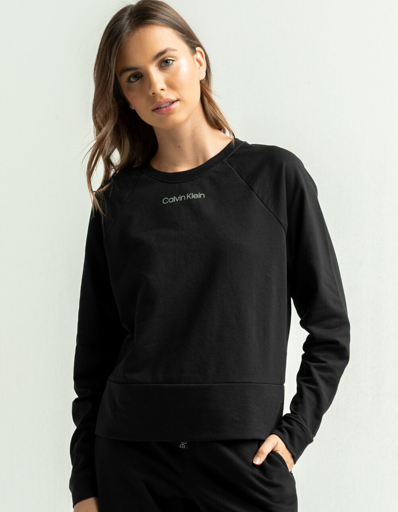 CALVIN KLEIN Womens Black Sweatshirt image number 0