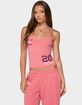 EDIKTED Edikted 2020 Henley Tank Top image number 1