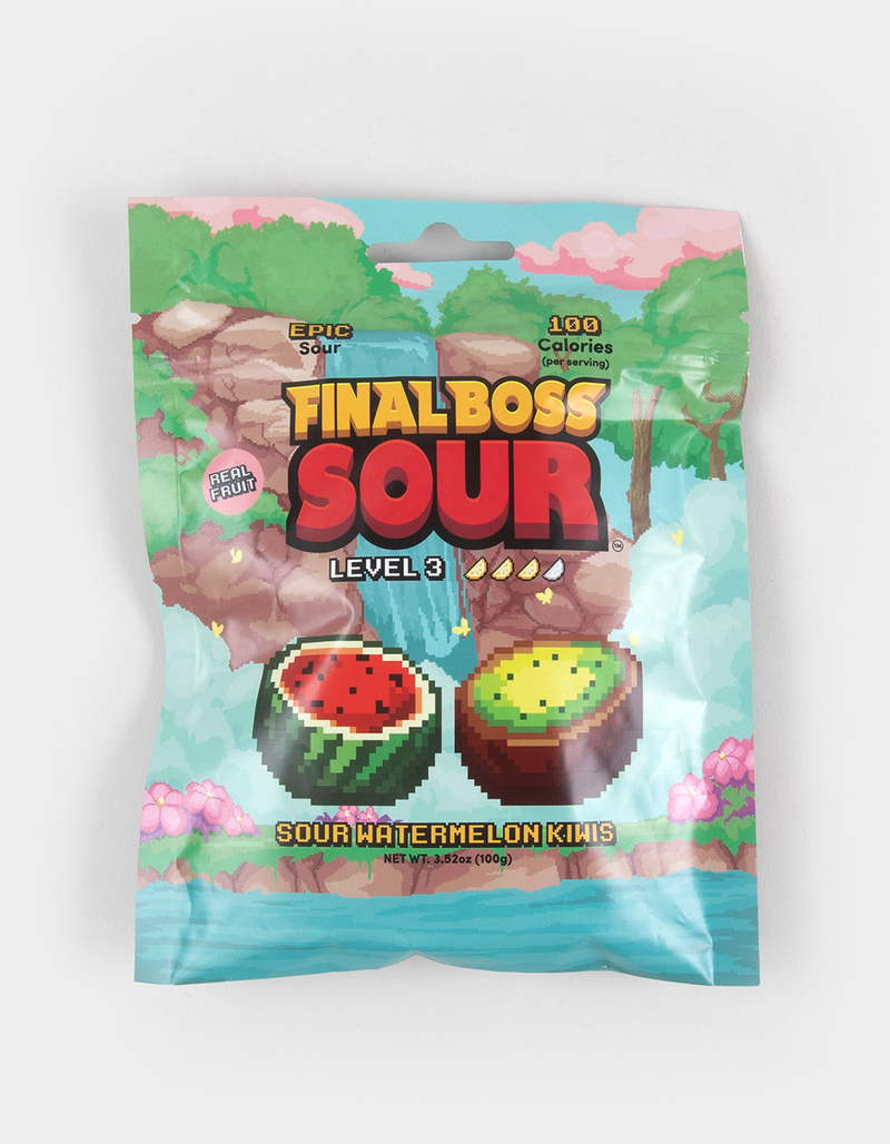 FINAL BOSS Sour Watermelon Kiwis Sour Candy image number 0
