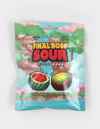FINAL BOSS Sour Watermelon Kiwis Sour Candy Primary Image